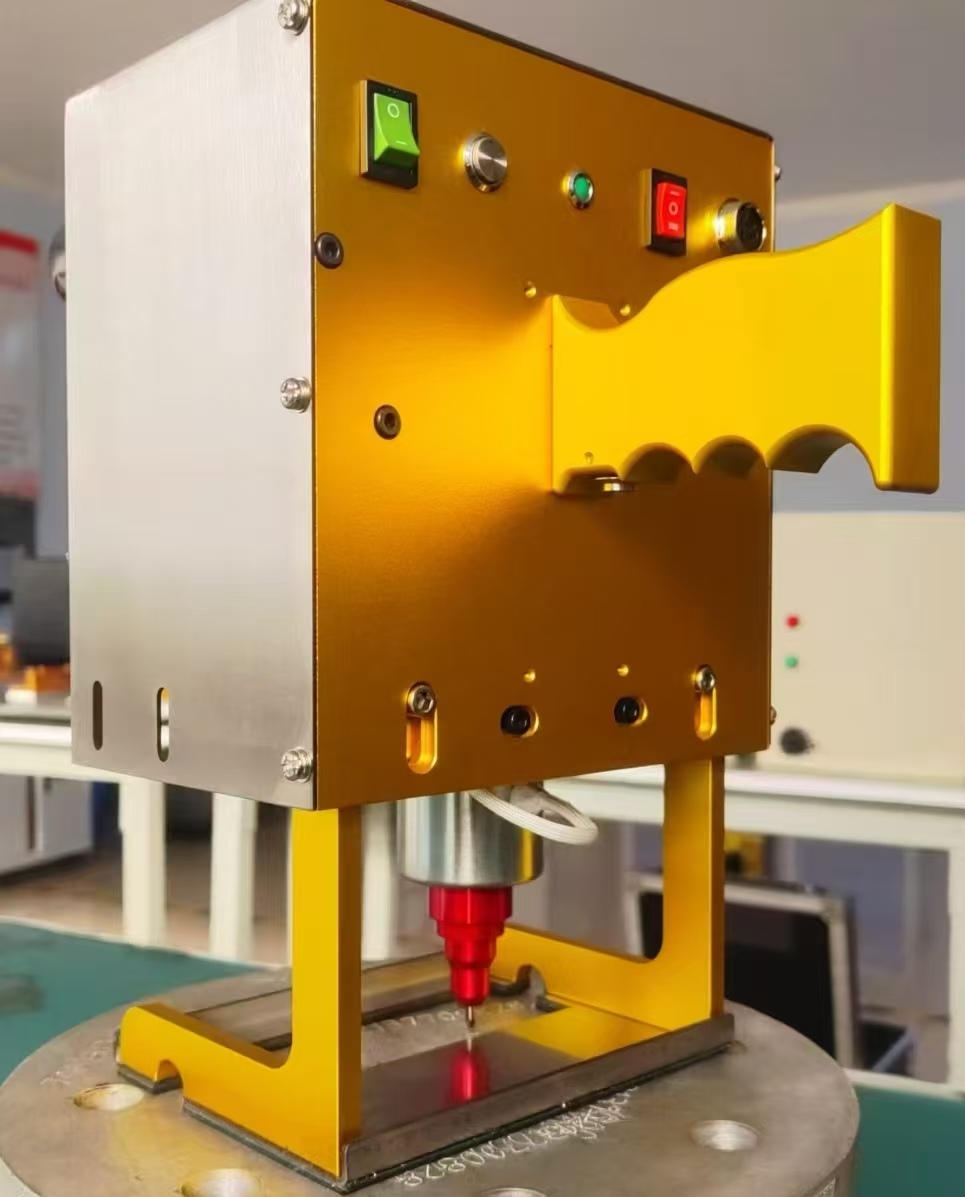 Handhållen elektrisk graveringsmaskin, metallgraveringsmaskin på stålrör