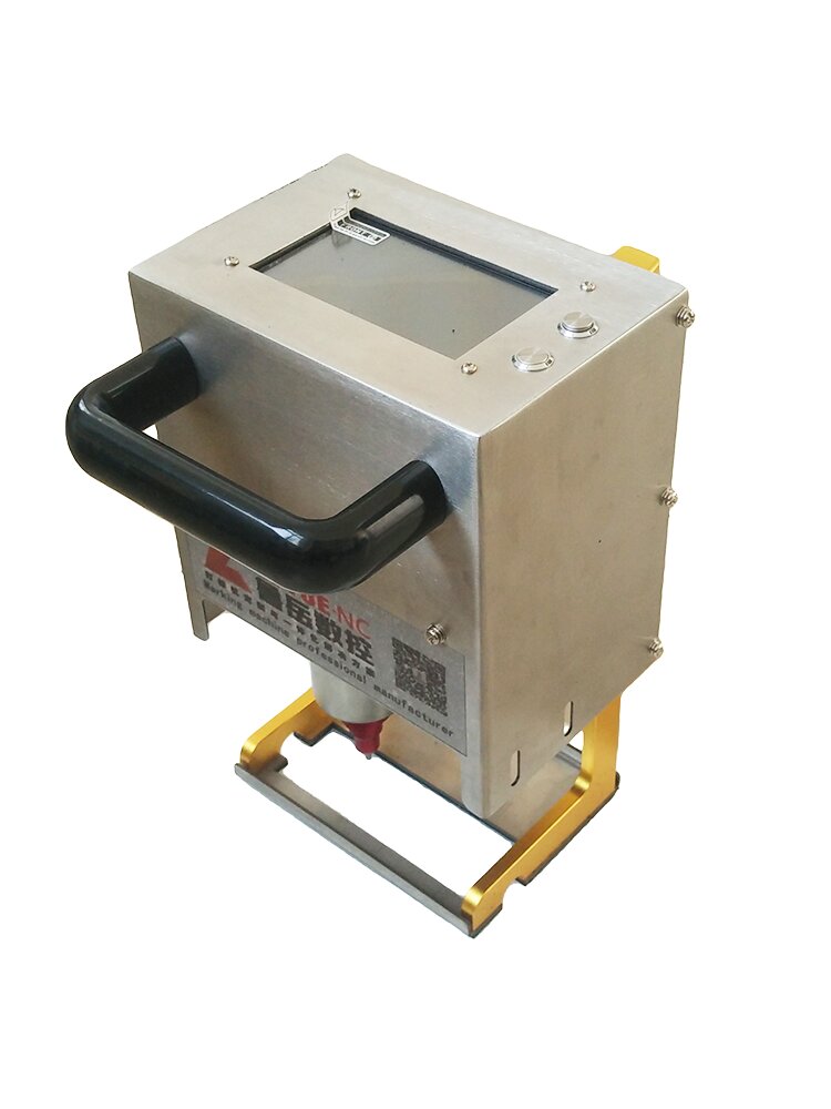 Handhållen elektrisk graveringsmaskin, stämpelkodningsmaskin för rälsstål