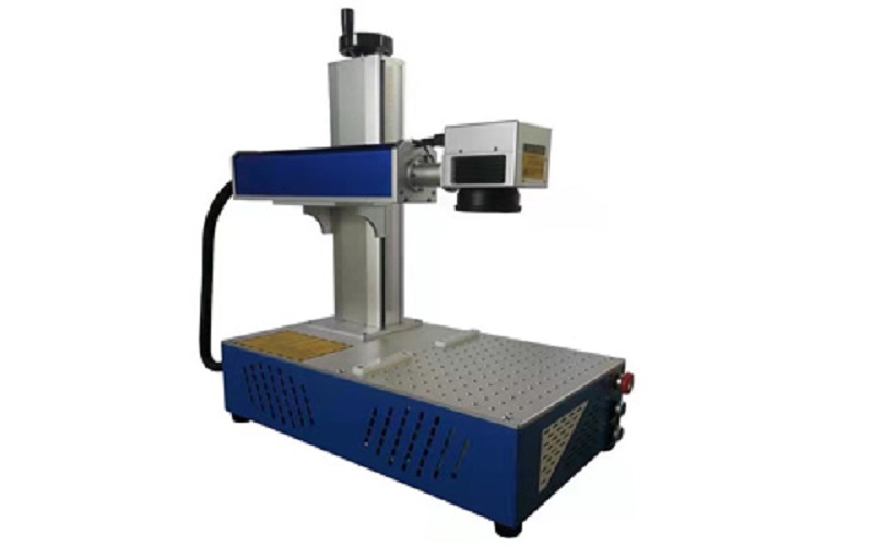 Liten fiberlasermarkeringsmaskin Desktop Integrerad graveringsmaskin