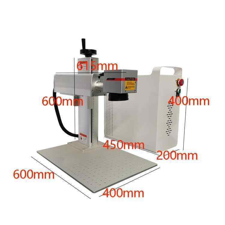 delad lasermarkeringsmaskin för metallindustrin metallgravyrmaskin LYL-MS50W med hög kvalitet